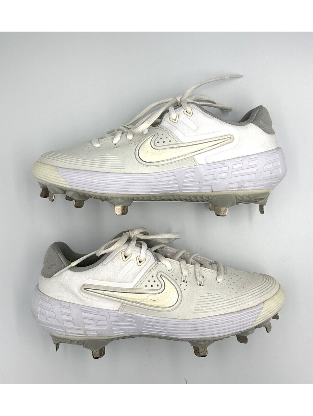 Nike Zoom Hyperdiamond 3 Elite Softball Cleats Women's 7.5 White Silver